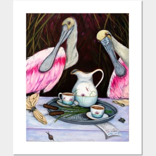 Spoonbills Posters and Art